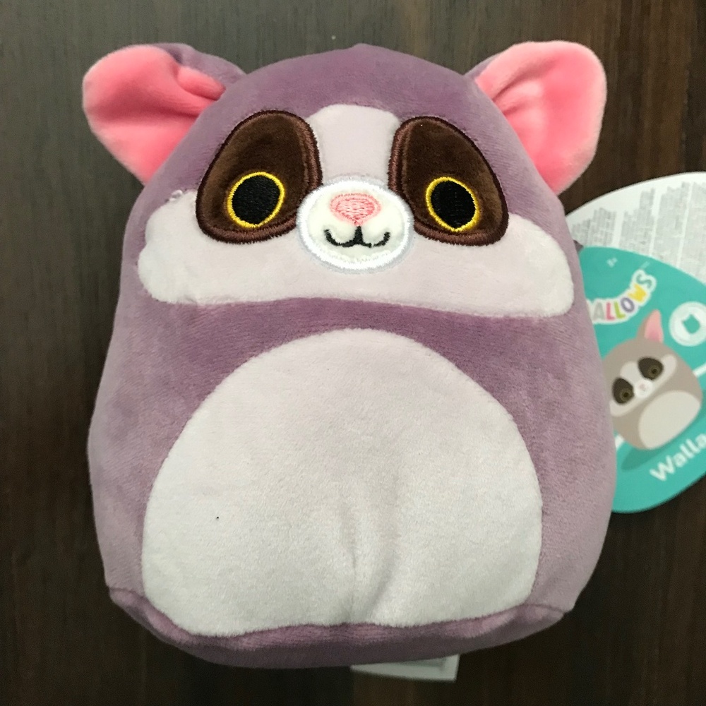 NWT Squishmallows Wallace the Bush Baby Plush 5"